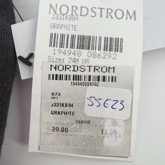 Joe's Toddler Zip Pockets Drawstring Elastic Slim Fit Jogger in Graphite 2T NWT - Picture 6 of 6